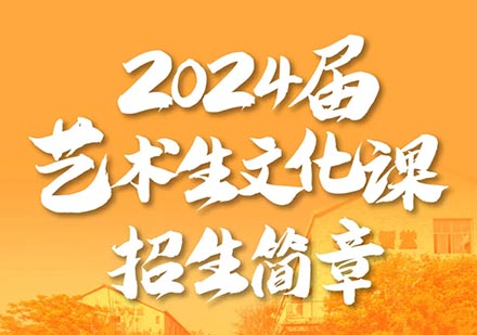 2024届艺术生文化课培训